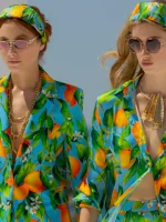 ΠΟΥΚΑΜΙΣΟ ΜΕ PRINT ΠΟΡΤΟΚΑΛΙΑ C.MANOLO