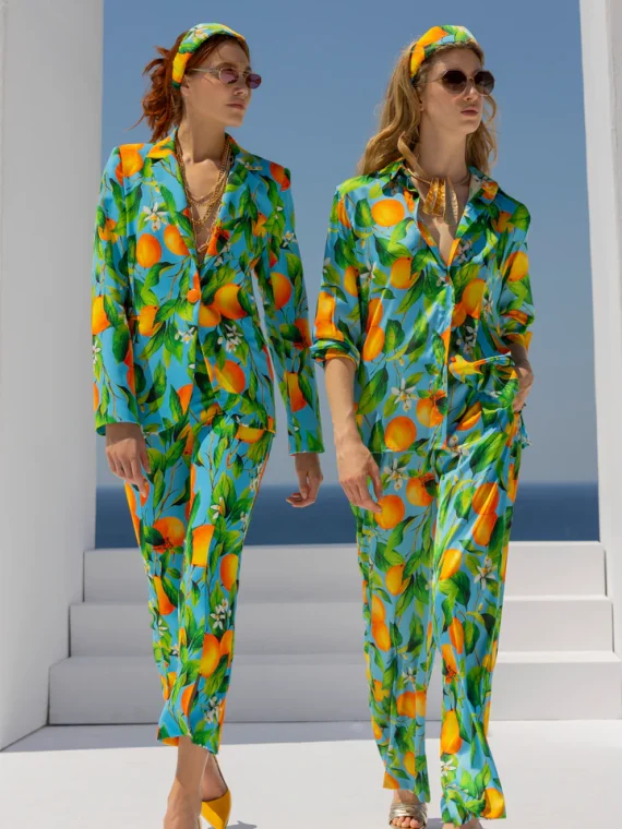 ΠΟΥΚΑΜΙΣΟ ΜΕ PRINT ΠΟΡΤΟΚΑΛΙΑ C.MANOLO