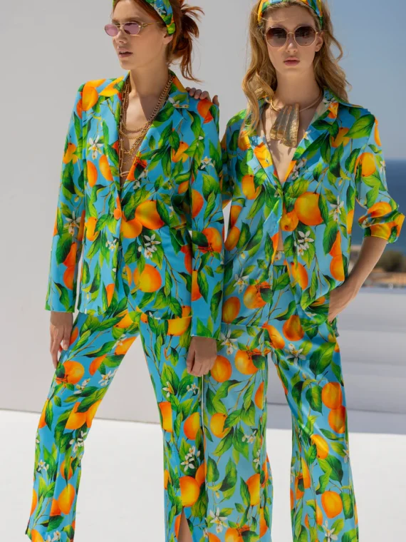 ΠΟΥΚΑΜΙΣΟ ΜΕ PRINT ΠΟΡΤΟΚΑΛΙΑ C.MANOLO