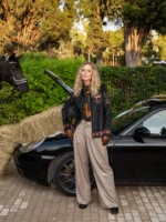 Μπουφάν με τύπωμα BY C.MANOLO