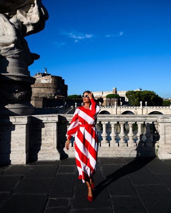 Milena Dress (Red & White) by sobohemia