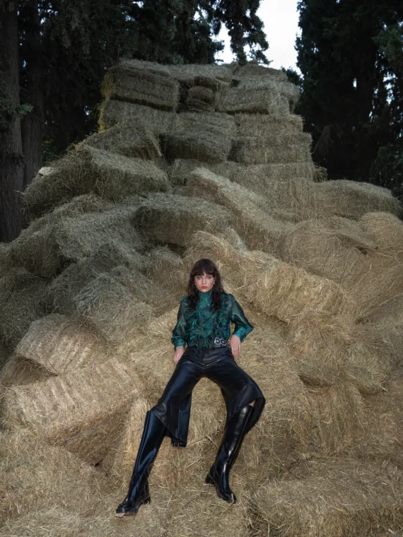 Βερμούδα δερματίνη BY C.MANOLO