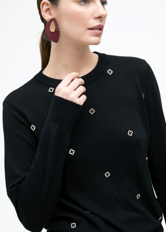 Πουλόβερ με στρας BY LOLA CASADEMUNT