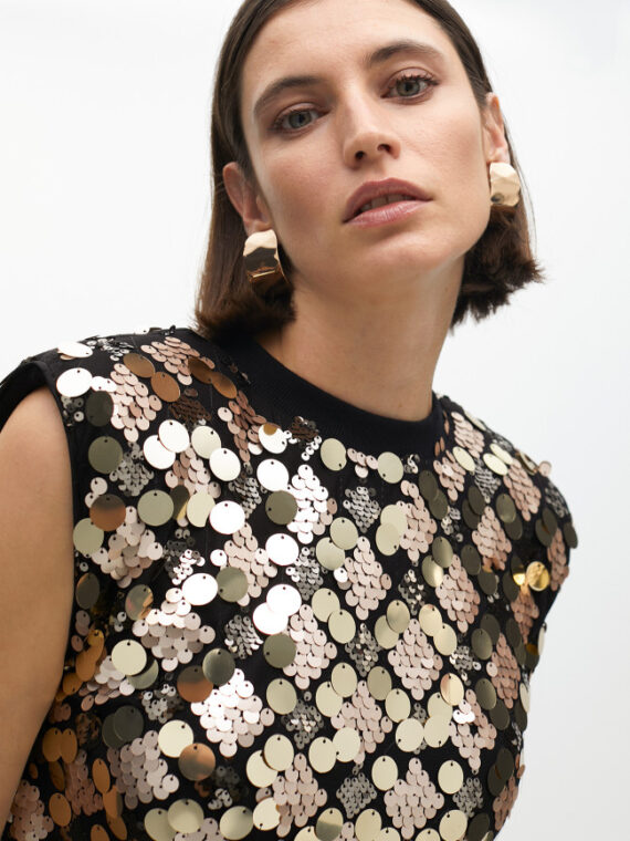 φόρεμα με πούλιες BY LOLA CASADEMUNT