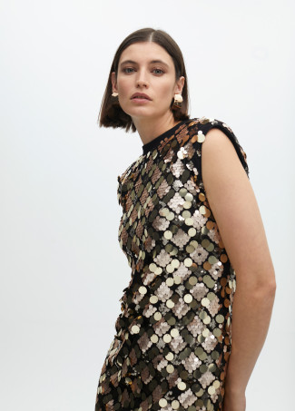 φόρεμα με πούλιες BY LOLA CASADEMUNT