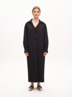 παλτό από τεχνικό ύφασμα με ζώνη BLUE NAVY BY LOLA CASADEMUNT