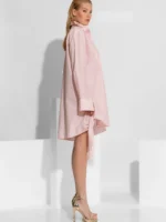 Μίνι φόρεμα-πουκάμισο από ποπλίνα BY C-THROU