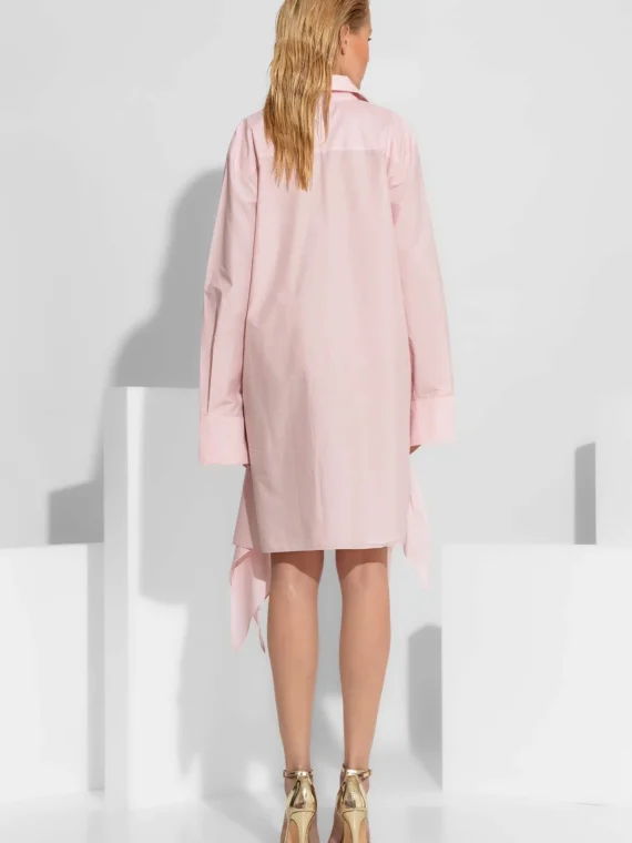 Μίνι φόρεμα-πουκάμισο από ποπλίνα BY C-THROU