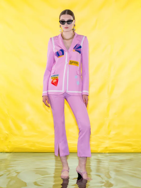 Παντελόνι με print BY C.MANOLO