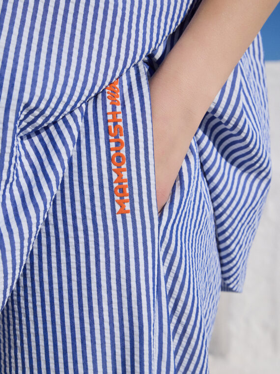 ‘MYLA’ STRIPED TROUSERS BY MAMOUSH