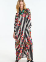 Dress maxi stripe collision by ANEMH