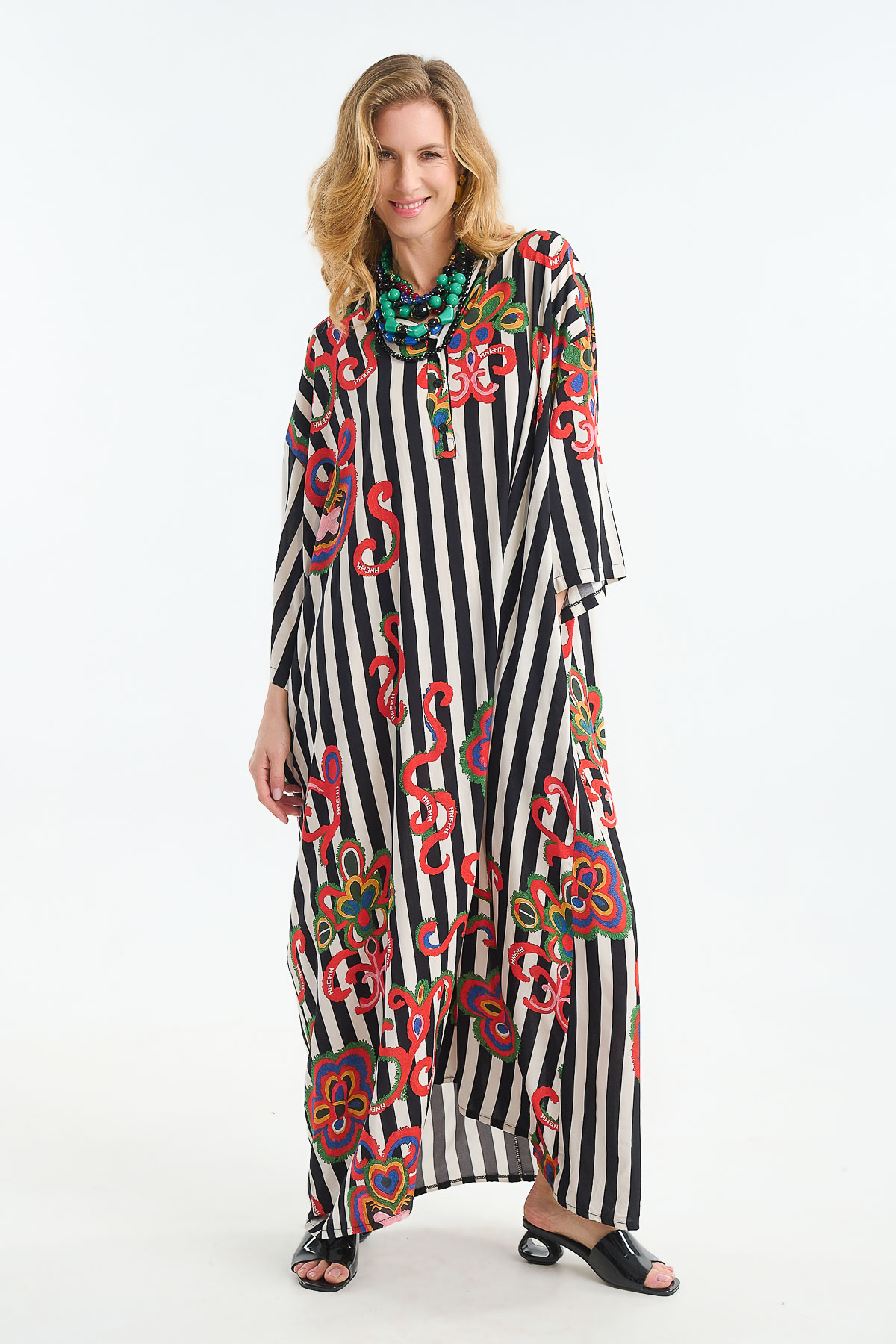 Dress maxi stripe collision by ANEMH