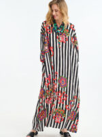 Dress maxi stripe collision by ANEMH