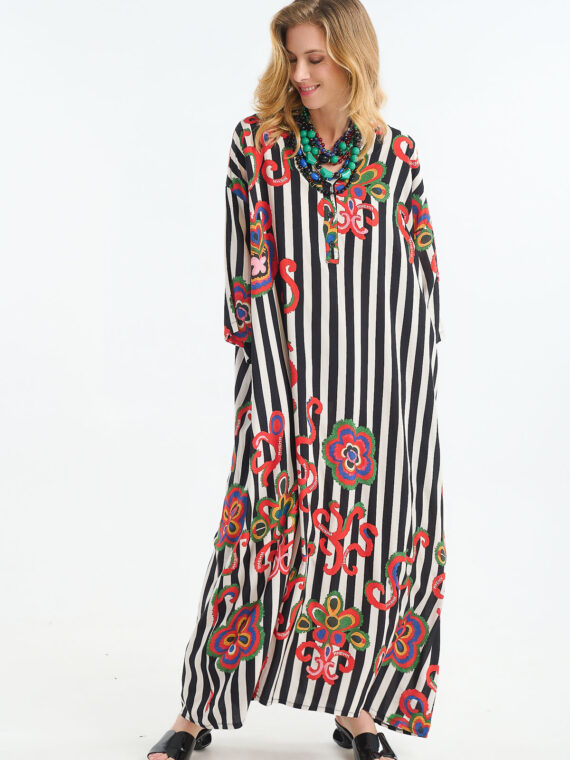 Dress maxi stripe collision by ANEMH