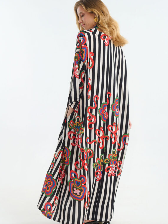 Dress maxi stripe collision by ANEMH