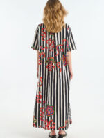 Φόρεμα σεμιζιέ stripe collision by ANEMH