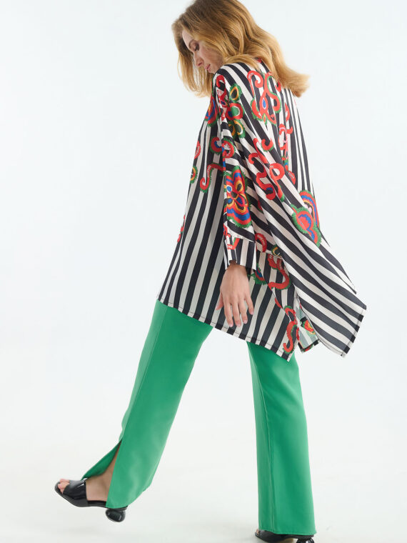 Shirt oversized stripe collision by ANEMH