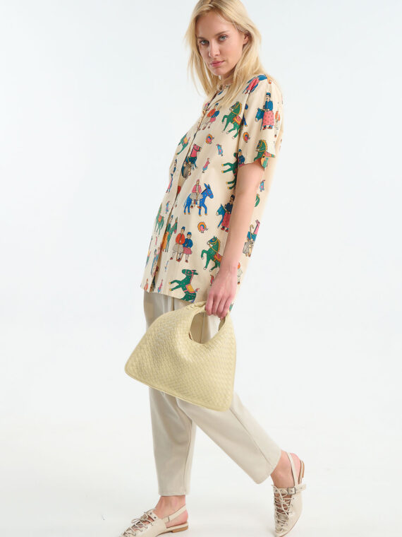 Boxy shirt modern folk by ANEMH