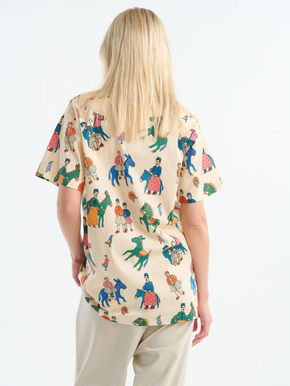 Boxy shirt modern folk by ANEMH