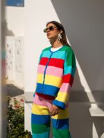 Tina Crop Cardigan (Multi) BY SOBOHEMIAN