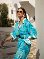 Philippa Shirt (Turquoise) BY SOBOHEMIAN