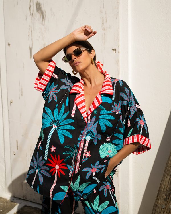 Philippa Shirt (Black) BY SOBOHEMIAN