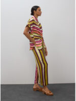 Ριγέ μπλούζα με ζώνη BY LOLA  CASADEMUNT