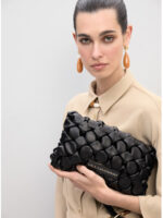 Τσάντα Χιαστί με Εφέ Κόμπου BY LOLA CASADEMUNT