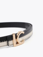 Ζώνη με αγκράφα με το λογότυπο LC BY LOLA CASADEMUNT