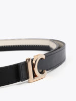 Ζώνη με αγκράφα με το λογότυπο LC BY LOLA CASADEMUNT