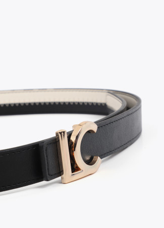 Ζώνη με αγκράφα με το λογότυπο LC BY LOLA CASADEMUNT