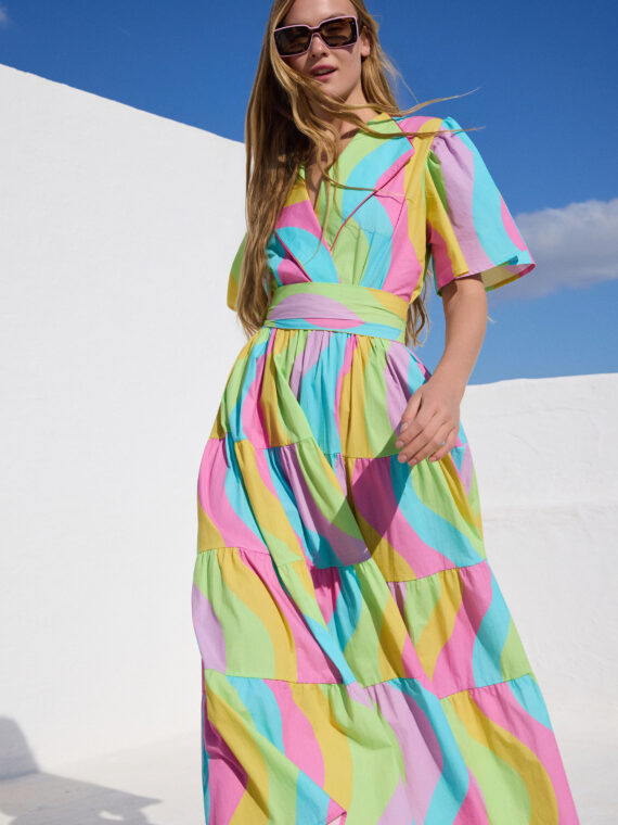 ΦΟΡΕΜΑ 'VANESSA' RAINDOW BY MAMOUSH