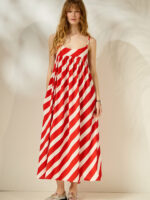 ΦΟΡΕΜΑ 'NAOMI' WHITE/RED BY MAMOUSH