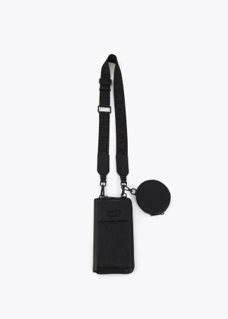 Τσάντα κινητού με ραμμένο λογότυπο BY LOLA CASADEMUNT