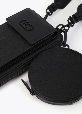 Τσάντα κινητού με ραμμένο λογότυπο BY LOLA CASADEMUNT