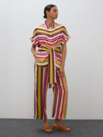 Σατέν ριγέ τυπωμένο culotte BY LOLA  CASADEMUNT