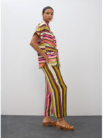 Σατέν ριγέ τυπωμένο culotte BY LOLA  CASADEMUNT