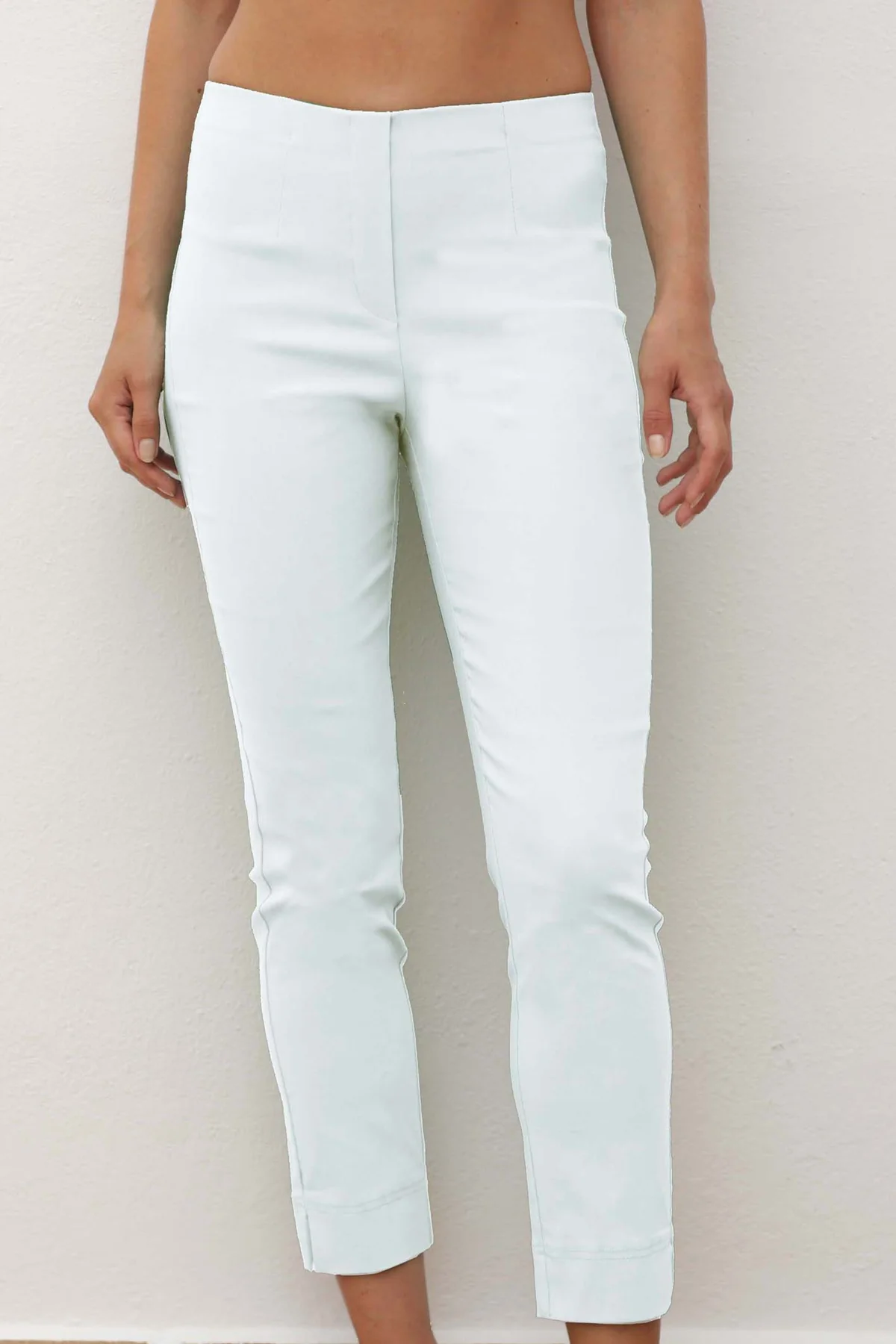 Παντελόνι Bengaline WHITE BY POMODORO