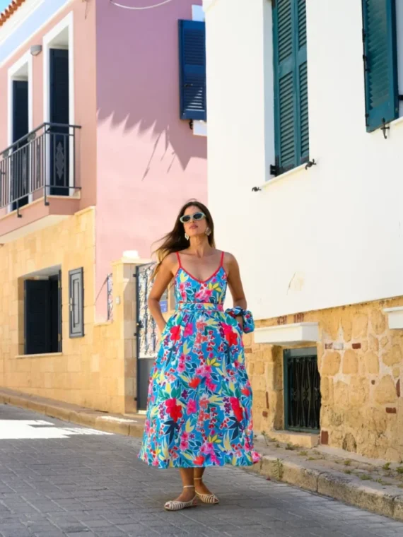 ALPHA DRESS (TURQUOISE) BY SOBOHEMIAN
