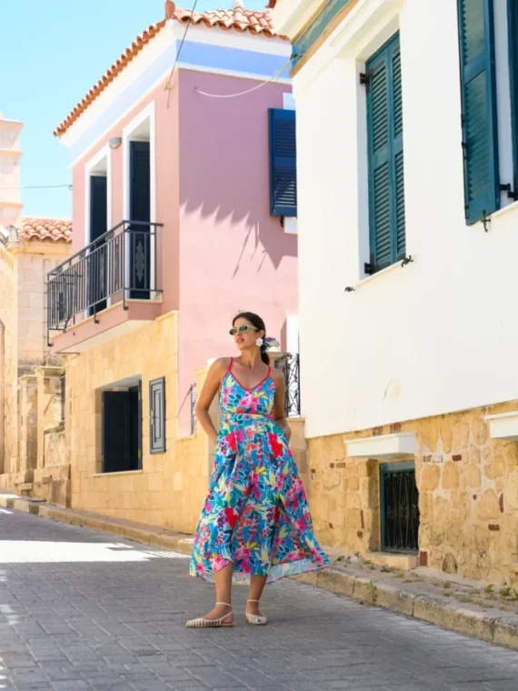 ALPHA DRESS (TURQUOISE) BY SOBOHEMIAN