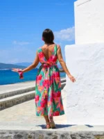 Veta Dress (Pink) BY SOBOHEMIAN