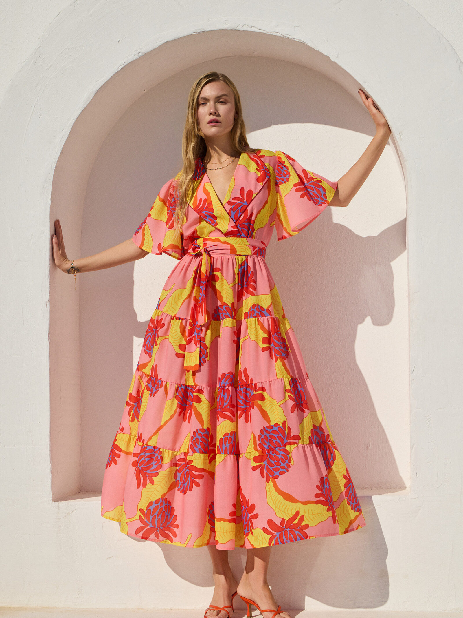 ‘VANESSA’ MIDI DRESS (TYPE) BY MAMOUSH
