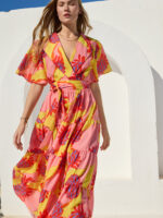 ‘VANESSA’ MIDI DRESS (TYPE) BY MAMOUSH