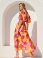 ‘VANESSA’ MIDI DRESS (TYPE) BY MAMOUSH
