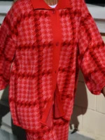 Iris Shirt (Red & Coral Pink) BY SOBOHEMIAN