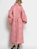 Oversized Quilted Pink Puffer Coat BY C-THROU