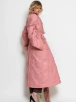 Oversized Quilted Pink Puffer Coat BY C-THROU