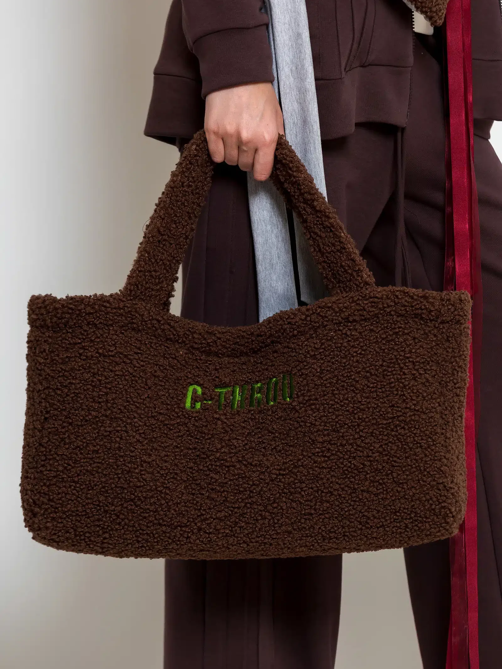 Τσάντα Tote Teddy μεσαίου μεγέθους BY C-THROU