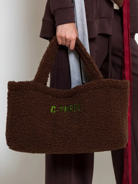 Τσάντα Tote Teddy μεσαίου μεγέθους BY C-THROU