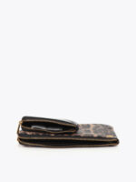 Διπλό πορτοφόλι με animal print και δέρμα BY LOLA CASADEMUNT